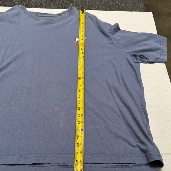 Men's Blue Long Sleeve Tee - Picture 10 of 15